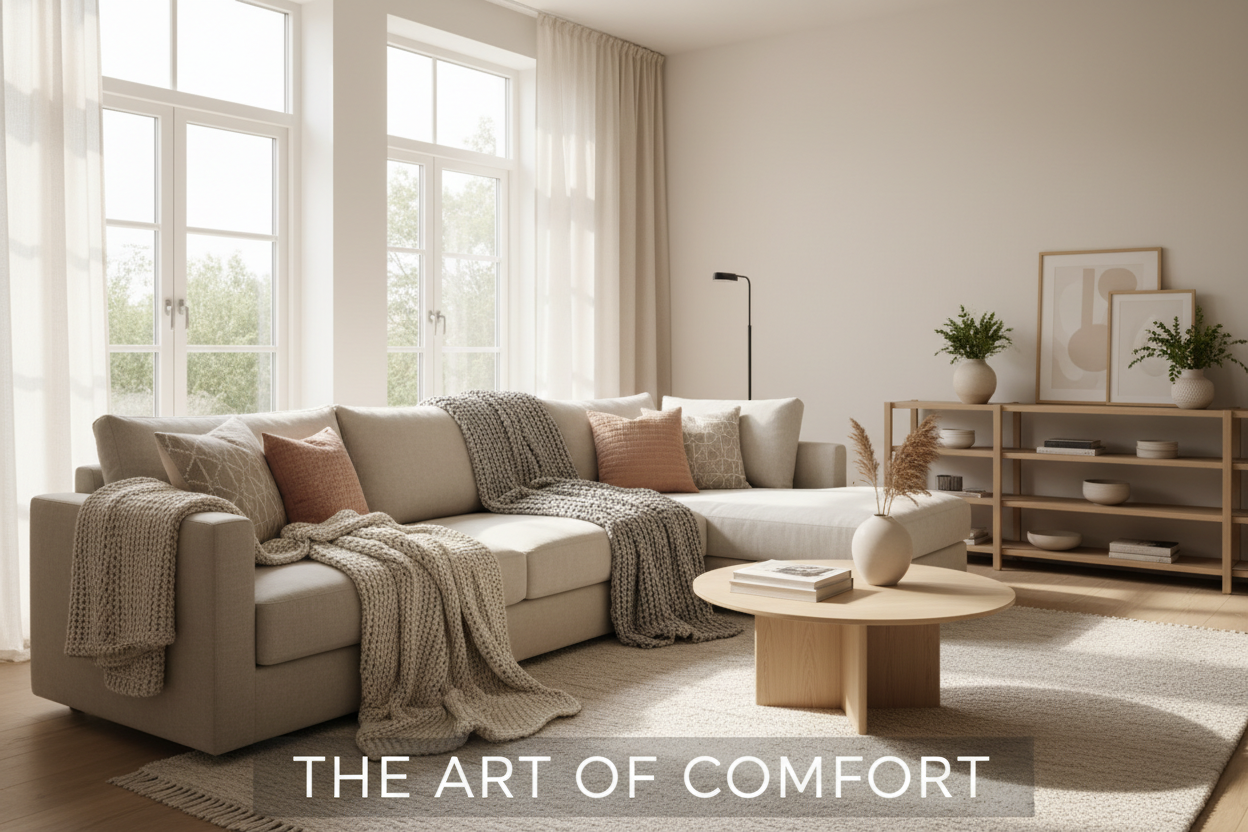 Cozy Living Room Ideas Using the Right Sofa