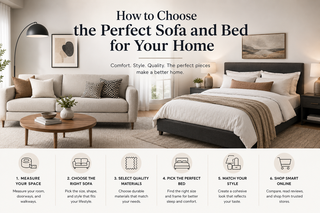 How to Choose the Perfect Sofa and Bed for Your Home