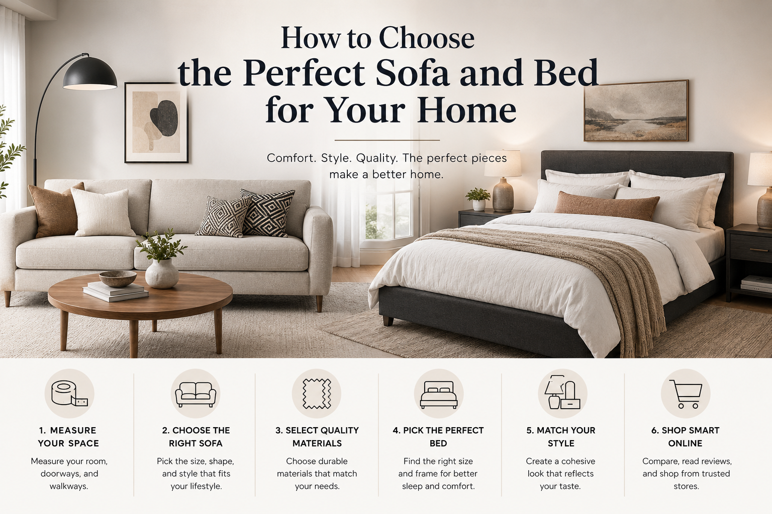 How to Choose the Perfect Sofa and Bed for Your Home