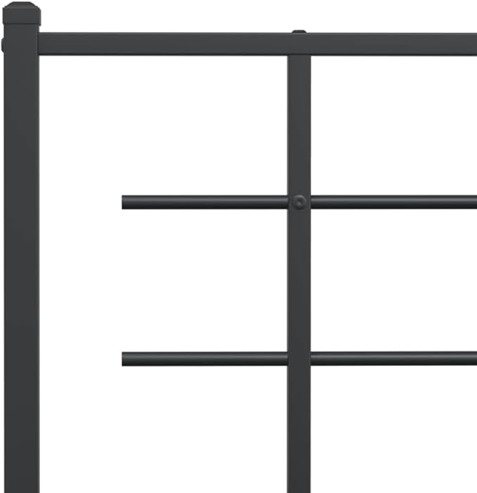 King Size Metal Bed Frame with Headboard, Modern Steel Platform Bed with Underbed Storage, Heavy-Duty Construction for Stability and Breathable Fabric for Comfortable Sleep