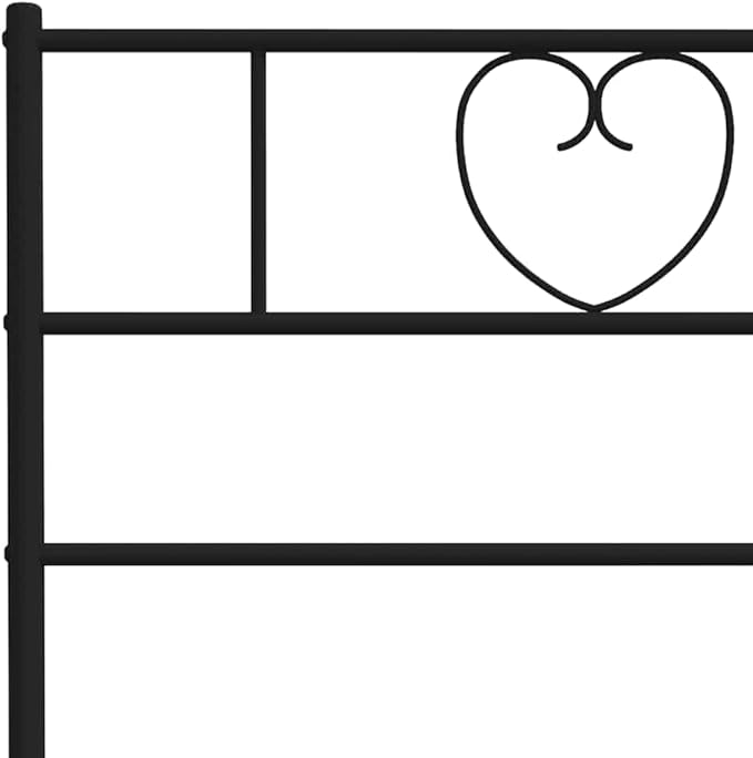 Modern Full Bed Frame with Storage, Sturdy Steel Platform and Comfortable Headboard for Adults and Guest Rooms, Minimalist Design in Sleek Black Finish