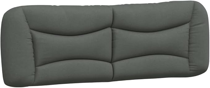 Bed Frame Dark Grey Polyester Queen Decorative Inlays Bed Frame Bed for Hotel Bedroom