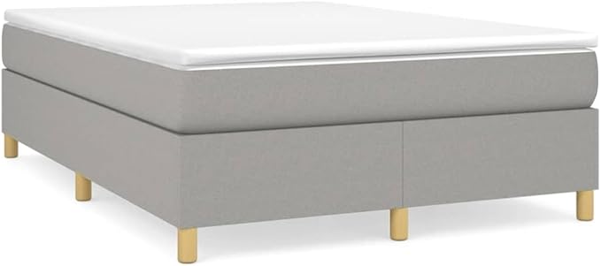 Bed Frame Light Grey Single Bed