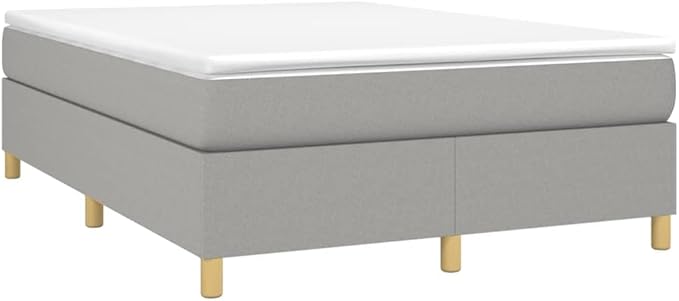 Bed Frame Light Grey Single Bed