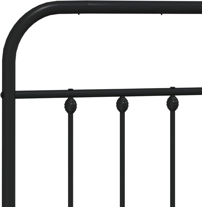 Bed Frame Black Bed Frame Metal Double Bed Black Bed Bedroom Furniture headboard