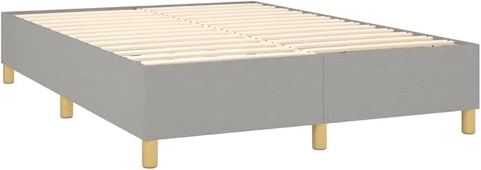 Bed Frame Light Grey Single Bed
