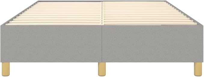 Bed Frame Light Grey Single Bed
