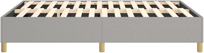 Bed Frame Light Grey Single Bed