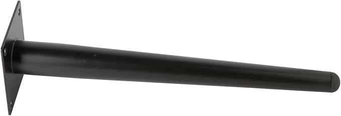 Straight Furniture Table Legs 28 Inch, Round Tapered Metal Furniture Legs Black, Modern Dresser Cabinet Sofa Support Feet Replacement, Set of 4