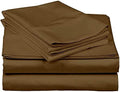 Ready To Rest Super Single Waterbed Sheets, 4 Piece Attached Sheet Set, Fits 15 Inch Deep Mattress, Brushed Microfiber, Ultra Soft and Lightweight (Taupe)