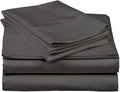 Ready To Rest King/California King Waterbed Sheets, 4 Piece Attached Sheet Set, Fits 12 Inch Deep Mattress, Brushed Microfiber, Ultra Soft and Lightweight (Dark Grey)