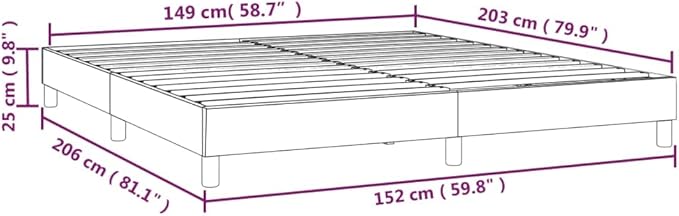 Bed Frame Light Grey Single Bed Furniture for Hotel Bedroom 100% Polyester Fabric, Plywood, Engineered Wood