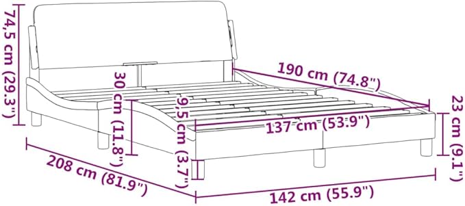 Light Gray Velvet Bed Frame with Storage, Modern Single Size Upholstered Platform for Small Spaces Light Gray, 55.9 x 81.9 x 29.3 in
