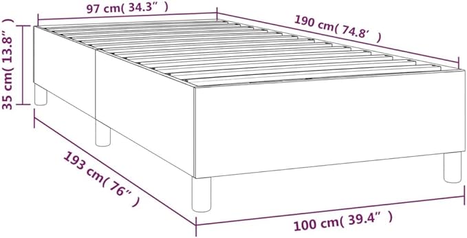 Bed Frame Light Grey Single Bed Furniture for Hotel Apartment