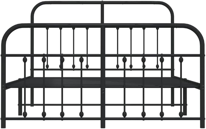 Bed Frame Black Bed Frame Metal Double Bed Black Bed Bedroom Furniture headboard