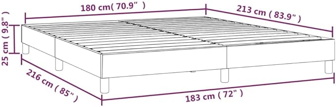 Bed Frame Light Gray Polyester Fabric, Plywood, Engineered Wood Bed Frame Single Bed for Bedroom Apartment