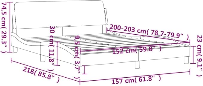 Light Gray Velvet Bed Frame with Storage, Modern Single Size Upholstered Platform for Small Spaces Dark Gray, 61.8 x 85.8 x 29.3 in