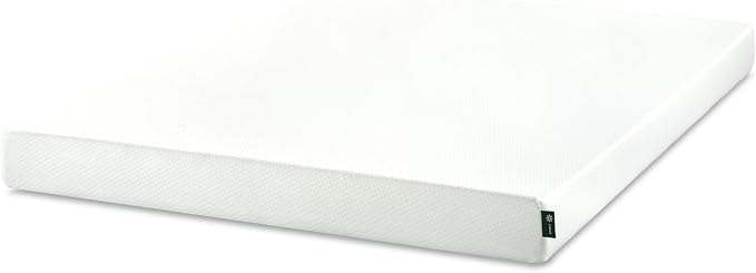 Zinus 6 Inch Green Tea Memory Foam Mattress, Short Queen, Fiberglass Free, Patented Custom Contour Support, Sturdy Base Foam, CertiPUR-US Certified, Mattress in A Box, White