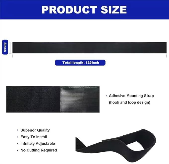 Under Couch Blocker for Kids and Pet Toys, 123" L x 3" H, Toy Blockers for Bed, Stop Things Going Under Sofa or Furniture, Fits Standard couches and Sofas with Straight Legs