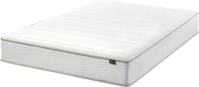 Zinus 10 Inch Foam and Spring Hybrid Mattress [New Version], Queen, Fiberglass Free, Medium Firmness, Durable Support, Certified Safe Foams & Fabric, Mattress in A Box