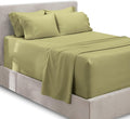 Hearth & Harbor Extra Deep Pocket Sheets - Fits Mattress 18-24 Inches Deep - Extra Deep Pocket California King Size - 6 Piece Cal King Sheets - Cal King, Sage