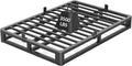 Firpeesy 6 Inch Full Bed Frame with Round Corner Edges, Low Profile Full Metal Platform Bed Frame with Steel Slat Support, No Box Spring Needed/Easy Assembly/Noise Free Mattress Foundation