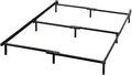 Zinus Michelle Compack 9-Leg Support Bed Frame, for Box Spring and Mattress Set, King, Black (AZ-SBF-07K)