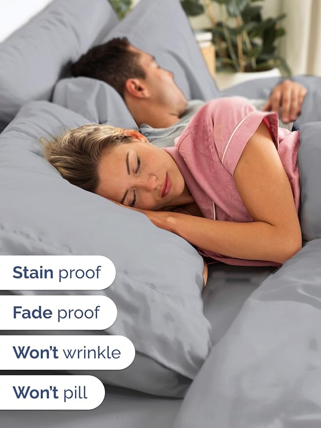Extra Deep Twin XL Sheet Set - 4 Piece Breathable and Cooling Sheets - Hotel Luxury Bedding for Women, Men, Kids & Teens - Easy & Secure Fit - Soft and Wrinkle Free - Extra Deep Pockets - Steel Blue