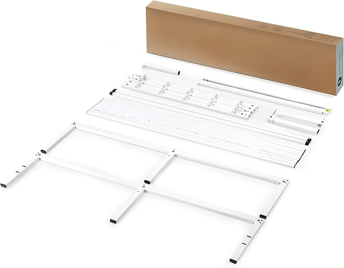 Best Price Mattress 14 Inch Metal Platform Bed Frame, Heavy Duty Steel Slats, White, Twin