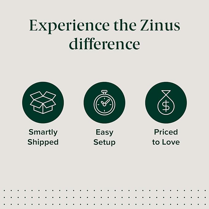 Zinus Leonardo Metal Platform Bed Frame, Victorian Spindle Style Headboard and Footboard, Heavy Duty Bed Base, Ample Underbed Space, King