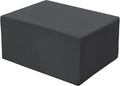 Ottoman for Cloud Sectional Boneless Couches Living Room, Modular Ottoman for Deep Seat Oversized Couch, Memory Foam Compressed Spineless Foot Rest for Bedroom Apartment Grey