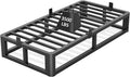 Firpeesy Upgrade Anti Bending and Round Corner Legs 12 inch Twin XL Bed Frame 3500 LBS Heavy Duty Steel Slats Support Platform Metal Bed Frames No Box Spring Needed Platform Noise Free Easy Assembly