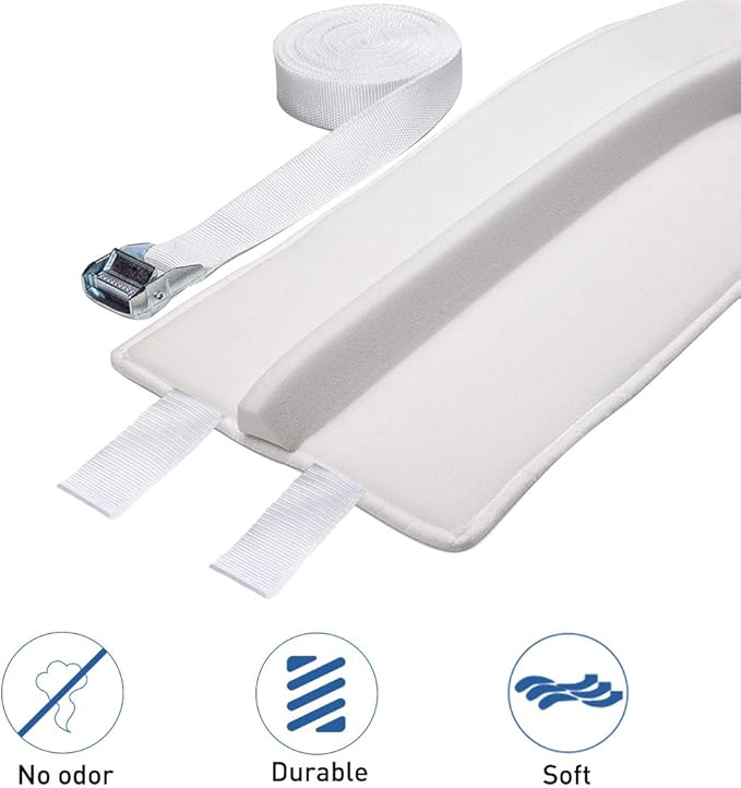 HITOMEN Bed Bridge, Twin to King Bed Converter Kit, Bed Gap Filler with Strap, Mattress Connector