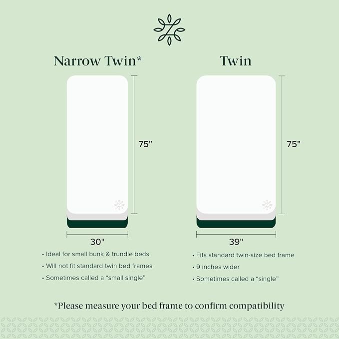Zinus 6 Inch Foam and Spring Hybrid Mattress [New Version], Twin, Medium Firmness, Durable Support, Certified Safe Foams & Fabric, Mattress in A Box, White