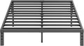 ZIYOO Full Bed Frames, 12 Inches Platform Bed Frame, 3500lbs Heavy Duty Steel Slat, Non-Slip Design, No Box Spring Needed, Easy Assembly, Quiet Noise Free, Under Bed Storage Space, Black