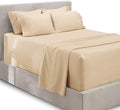 Hearth & Harbor Extra Deep Pocket Sheets - Fits Mattress 18-24 Inches Deep - Extra Deep Pocket Full Size Sets - 6 Piece Full Size - Full - Cream