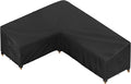 iBirdie Outdoor Patio Furniture Cover fit 87" x 112", 85" x 110", 84" x 108" L-Shaped Sectional Sofa, Waterproof Weatherproof Heavy Duty 600D Garden Cover for Outside L Shape Couch