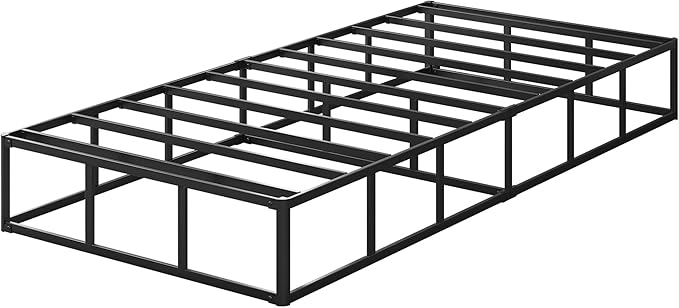 Lutown-Teen 10 Inch Twin XL Box Spring High Profile, Heavy Duty Metal Box Spring Twin XL Bed Base with Fabric Cover, Mattress Foundation, Noise Free, Easy Assembly