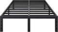 SHLAND King Size Bed Frame, 14 Inch Heavy Duty Metal Platform Bed Frame No Box Spring Needed, Mattress Foundation, Storage Space, No Noise, Easy Assembly