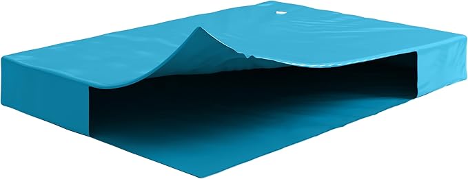 Free-Flow Full Motion Mattress, Hardside Waterbed Bladder with Reinforced Corners, 18ml Smooth Vinyl (Super Single)