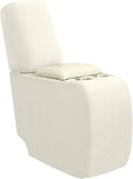 Waterproof Reclining Sectional Couch Covers Washable L Shaped Couch Cover for Sectionals Recliner Sofa Covers Stretch Corner Recliner Slipcovers for Dogs (Console Cover, Cream)