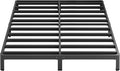 Yicensen 8 Inch Full Bed Frame No Box Spring Needed, Heavy Duty Full Size Metal Platform Bed Frame with Rounded Corner Legs, Easy Assembly, Noise Free, Black