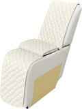 Arfntevss Recliner Sectional Couch Covers 1OO% Waterproof L Shape Sofa Cover for Reclining L Shaped Sectional Slipcover Dog Washable Corner Non Slip Middle Console Protector (1 Console, Cream White)