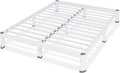 Superay 10 Inch King Size Metal Platform Bed Frame with Round Corners, Storage Space Under High Bed Frame-Heavy Duty Steel Slats Support, Noise Free - Easy Assembly - No Box Spring Needed, White