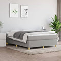 Bed Frame Light Grey Single Bed