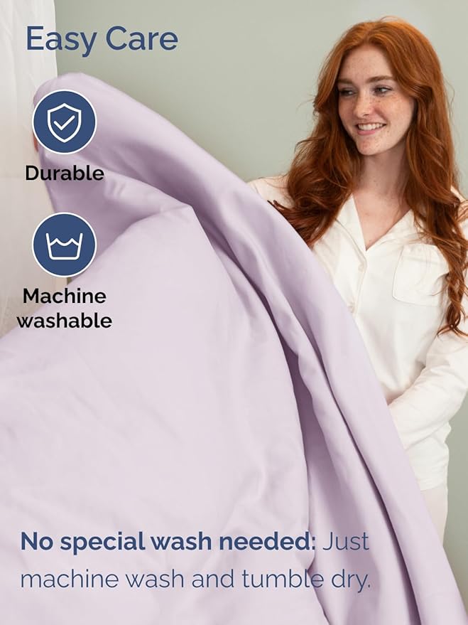 Extra Deep King Sheet Set - 6 Piece Breathable and Cooling Sheets - Hotel Luxury Bedding for Women, Men, Kids & Teens - Easy & Secure Fit - Soft and Wrinkle Free - Extra Deep Pockets - Light Lavender