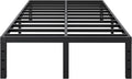 SHLAND Full Size Bed Frame, 18 Inch Heavy Duty Metal Platform Bed Frame, No Box Spring Needed, Mattress Foundation, Storage Space, No Noise, Easy Assembly