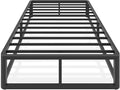 Firpeesy Upgrade Anti Bending and Round Corner Legs 10 inch Metal Twin XL Bed Frame 3500 LBS Heavy Steel Slats Support Platform Bed Frames No Box Spring Needed Platform Noise Free Easy Assembly
