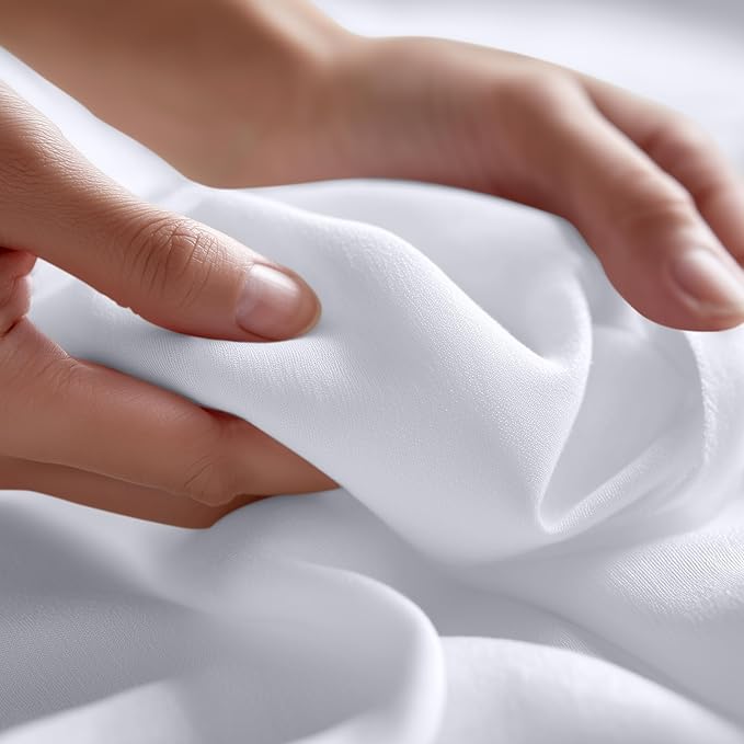 Utopia Bedding Flat Sheets - Pack of 24 - Soft Brushed Microfiber Fabric - Shrinkage & Fade Resistant Top Sheet - Easy Care (White, King)