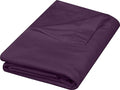 Utopia Bedding Flat Sheet - 1 Pack (Queen, Purple) - Soft Brushed Microfiber Fabric - Shrinkage & Fade Resistant Top Sheet - Easy Care Bed Sheet
